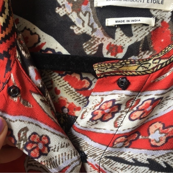 Isabel Marant Tayler Paisley Romper size M - Picture 11 of 11